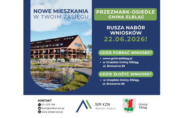 Ilustracja do informacji: Nabór wniosków na mieszkania (SIM KZN - Warmia i Mazury) 